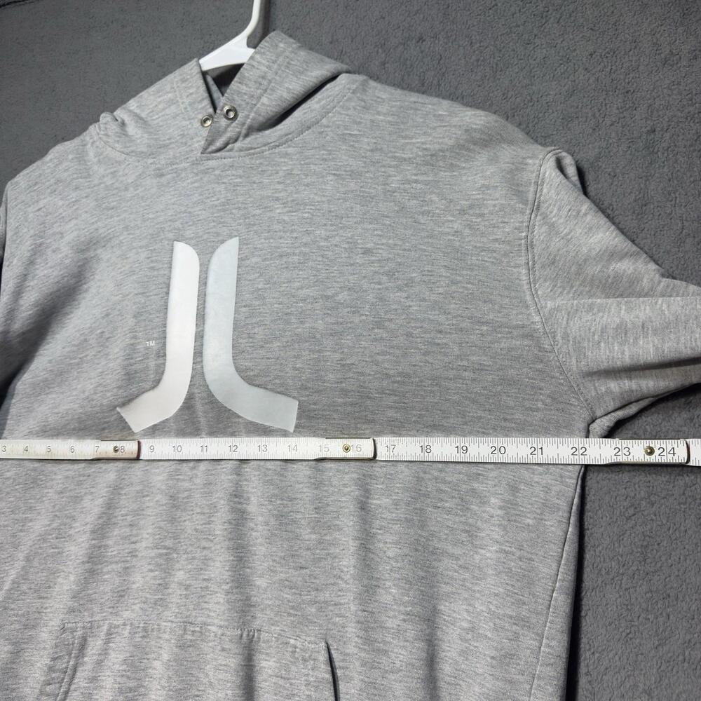 WeSC‎ Gray Pullover Hoodie XL Logo Kangaroo Pocket Streetwear - Picture 5 of 9